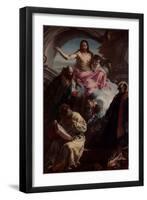 The Redeemer with Saints Egidio-Gian Domenico Cignaroli-Framed Giclee Print