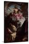 The Redeemer with Saints Egidio-Gian Domenico Cignaroli-Stretched Canvas