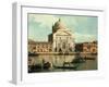 The Redentore and the Church of Saint James, Venice, Italy (Detail)-Canaletto-Framed Giclee Print