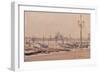 The Redentore from the Piazzetta, 1991 (Oil on Card)-Richard Foster-Framed Giclee Print