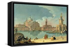 The Redentore, Venice-Johan Anton Richter-Framed Stretched Canvas