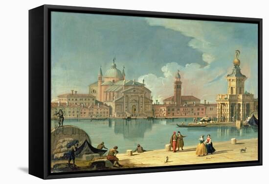 The Redentore, Venice-Johan Anton Richter-Framed Stretched Canvas