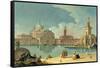 The Redentore, Venice-Johan Anton Richter-Framed Stretched Canvas