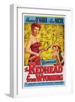 The Redhead from Wyoming, Maureen O'Hara, Alex Nichol, 1953-null-Framed Art Print