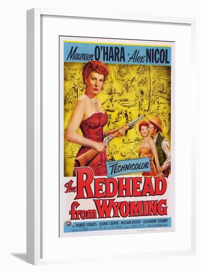 The Redhead from Wyoming, Maureen O'Hara, Alex Nichol, 1953-null-Framed Art Print