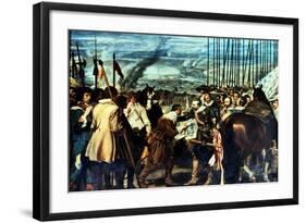 The Reduction of Breda, Thirty Years War, 1625-Diego Velazquez-Framed Giclee Print