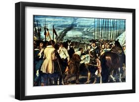 The Reduction of Breda, Thirty Years War, 1625-Diego Velazquez-Framed Giclee Print