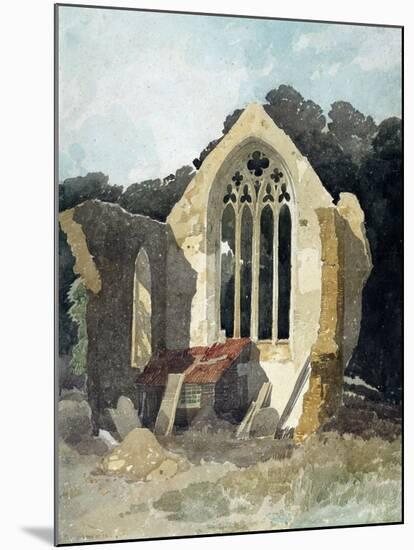 The Refectory at Walsingham Priory-John Sell Cotman-Mounted Giclee Print