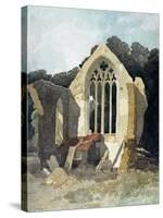 The Refectory at Walsingham Priory-John Sell Cotman-Stretched Canvas