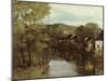 The Reflection of Ornans, c.1872-Gustave Courbet-Mounted Giclee Print