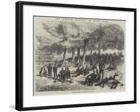 The Reform Meeting in Hyde Park-null-Framed Giclee Print