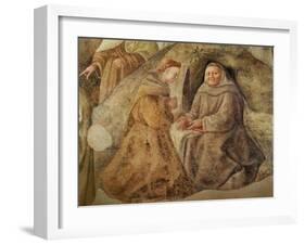 The Reform of the Carmelite Rule, Detail of Two Carmelite Friars, C.1422-Fra Filippo Lippi-Framed Giclee Print