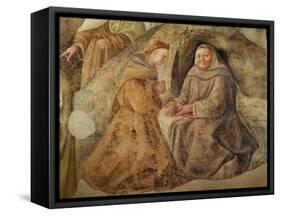 The Reform of the Carmelite Rule, Detail of Two Carmelite Friars, C.1422-Fra Filippo Lippi-Framed Stretched Canvas