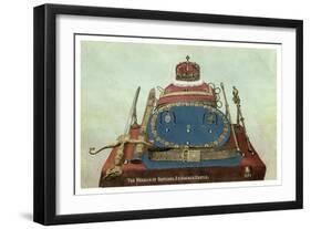 The Regalia of Scotland, Edinburgh Castle, 19th or 20th Century-null-Framed Giclee Print