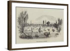 The Regatta at Henley-null-Framed Giclee Print