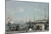 The Regatta at Le Havre, 1869-Eugène Boudin-Mounted Giclee Print