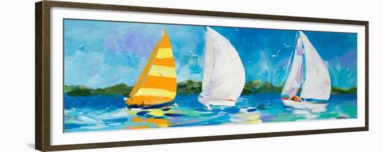 The Regatta II-Jane Slivka-Framed Premium Giclee Print