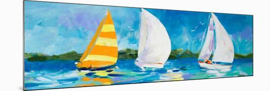 The Regatta II-Jane Slivka-Mounted Premium Giclee Print