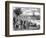 The Regatta Watched from the Banks of the Thames with the Town of Henley in the Distance-H. Wood-Framed Photographic Print