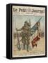 The Regiment de Marche of the Legion Etrangere is Honored-null-Framed Stretched Canvas