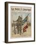 The Regiment de Marche of the Legion Etrangere is Honored-null-Framed Art Print