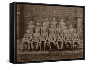 The Regimental Police of the 1st Royal Munster Fusiliers, Rangoon, Burma, 1913-null-Framed Stretched Canvas