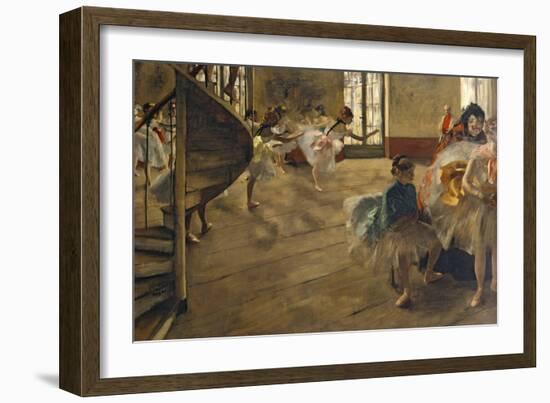 The Rehearsal, C.1877-Edgar Degas-Framed Giclee Print