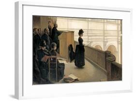 The Rehearsal in the Choir Loft-Henri Lerolle-Framed Giclee Print