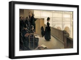 The Rehearsal in the Choir Loft-Henri Lerolle-Framed Giclee Print