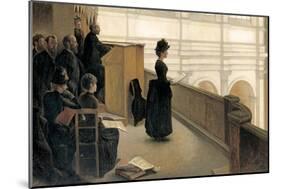 The Rehearsal in the Choir Loft-Henri Lerolle-Mounted Giclee Print