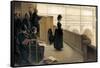 The Rehearsal in the Choir Loft-Henri Lerolle-Framed Stretched Canvas