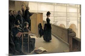 The Rehearsal in the Choir Loft-Henri Lerolle-Mounted Giclee Print
