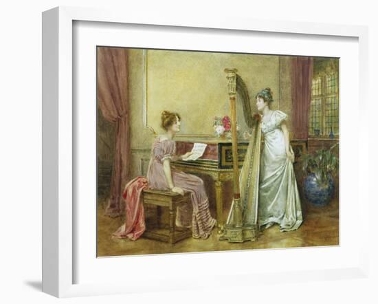 The Rehearsal-George Goodwin Kilburne-Framed Giclee Print