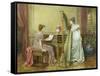 The Rehearsal-George Goodwin Kilburne-Framed Stretched Canvas