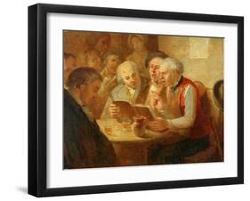 The Rehearsal-William Mulready-Framed Giclee Print