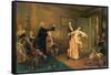 The Rehearsal-Robert Alexander Hillingford-Framed Stretched Canvas