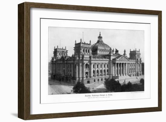 The Reichstag in the Late 19th Century, 1900-null-Framed Giclee Print