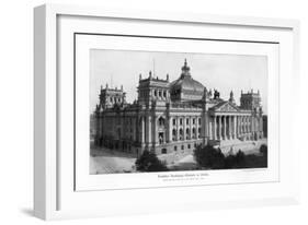 The Reichstag in the Late 19th Century, 1900-null-Framed Giclee Print