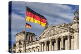 The Reichstag Was Built in 1894 as the German Parliament. Berlin, Germany.-David Bank-Stretched Canvas