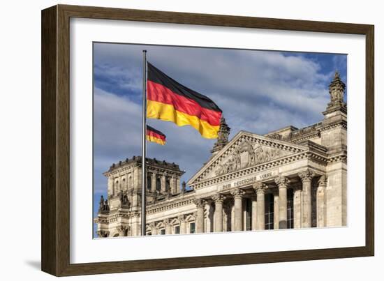 The Reichstag Was Built in 1894 as the German Parliament. Berlin, Germany.-David Bank-Framed Photographic Print