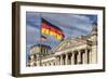 The Reichstag Was Built in 1894 as the German Parliament. Berlin, Germany.-David Bank-Framed Photographic Print