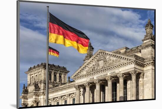 The Reichstag Was Built in 1894 as the German Parliament. Berlin, Germany.-David Bank-Mounted Photographic Print