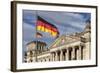 The Reichstag Was Built in 1894 as the German Parliament. Berlin, Germany.-David Bank-Framed Photographic Print