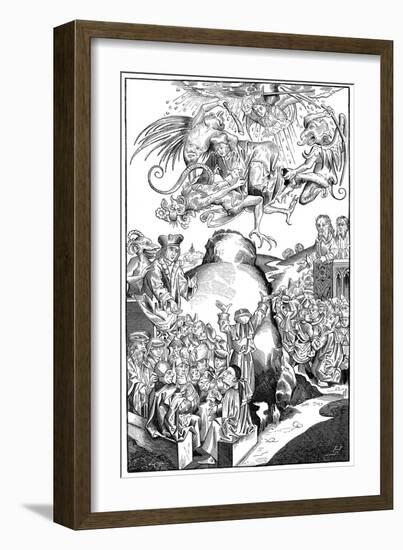 The Reign of Antichrist, 1493-Michel Volgemuth-Framed Giclee Print