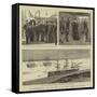 The Reinforcements for India, Royal Visit to the Jumna Troopship at Portsmouth-null-Framed Stretched Canvas