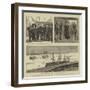 The Reinforcements for India, Royal Visit to the Jumna Troopship at Portsmouth-null-Framed Giclee Print