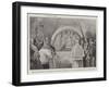 The Reinterment of Columbus in Seville Cathedral, the Last Resting-Place in the Crypt-null-Framed Giclee Print