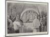 The Reinterment of Columbus in Seville Cathedral, the Last Resting-Place in the Crypt-null-Mounted Giclee Print