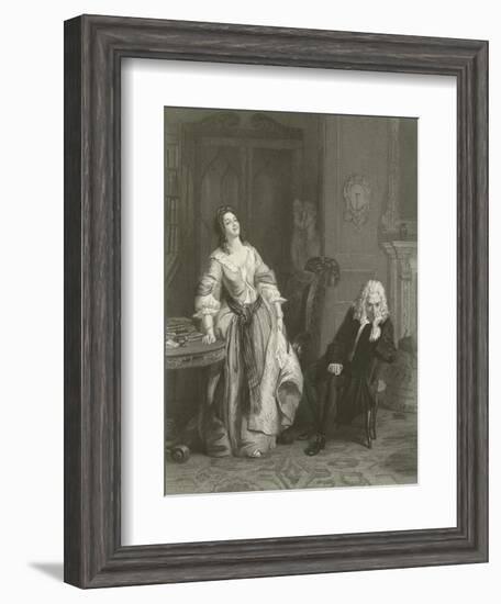 The Rejected Poet-William Powell Frith-Framed Giclee Print