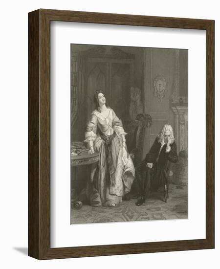 The Rejected Poet-William Powell Frith-Framed Giclee Print